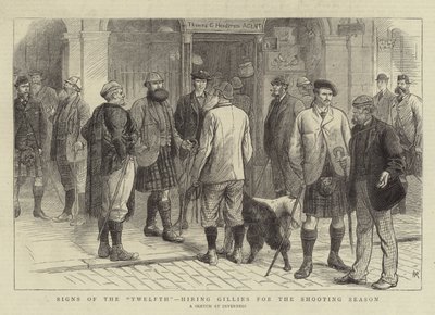 Signes du douzième, embauche de Gillies pour la saison de chasse - William Ralston